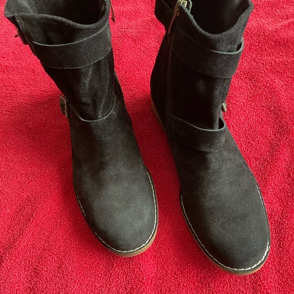 Paul Green black suede boots size 42 - Picture 2 of 4